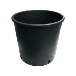 Soucoupe pot horticole noir Ø 24 x H3,5 cm : Soucoupes pour pots et  jardinières DECOLINES balcon terrasse - botanic®